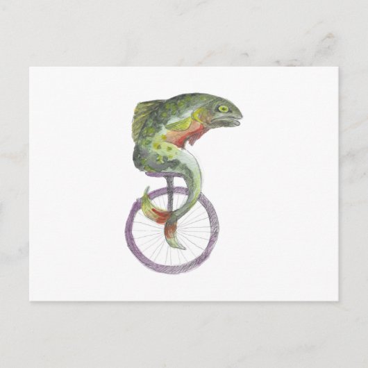 Fish Postcard Briefkaart (Voorkant)