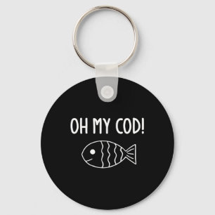 Fish Puns, Oh My Cod, Grappig, Grappen, Sarcastisc Sleutelhanger