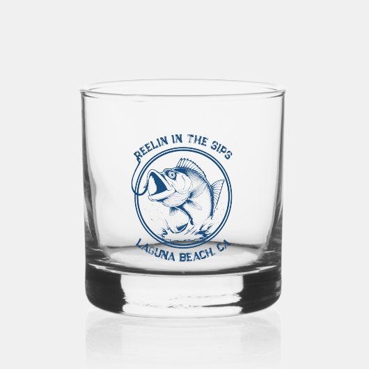 Fish-Reelin' in de schepen Whisky Glas (Voorkant)