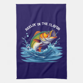 Fish-Reelin' in de smaak- Theedoek