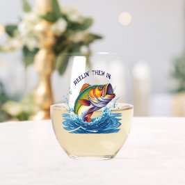 Fish-reelin' them in het Nederlands Wijnglas Zonder Voet