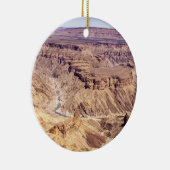 Fish River Canyon in Zuid-Namibië, Afrika Keramisch Ornament (Rechts)