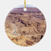 Fish River Canyon in Zuid-Namibië, Afrika Keramisch Ornament (Achterkant)