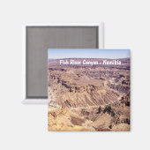 Fish River Canyon in Zuid-Namibië, Afrika Magneet (Voorkant / Achterkant)