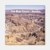 Fish River Canyon in Zuid-Namibië, Afrika Magneet (Voorkant)