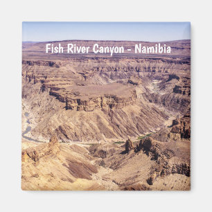 Fish River Canyon in Zuid-Namibië, Afrika Magneet