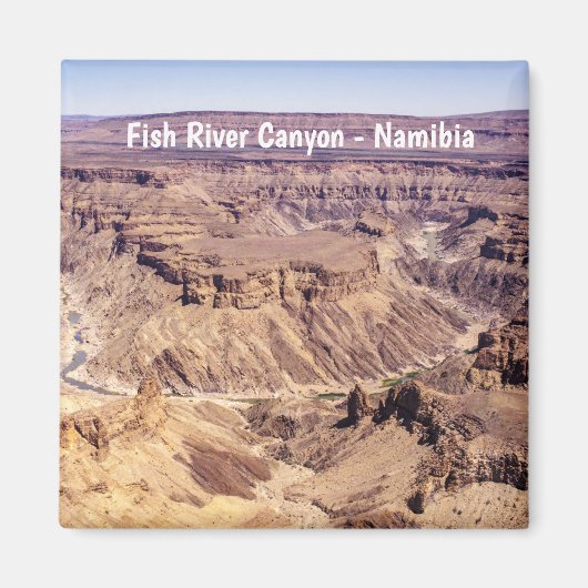 Fish River Canyon in Zuid-Namibië, Afrika Magneet (Voorkant)