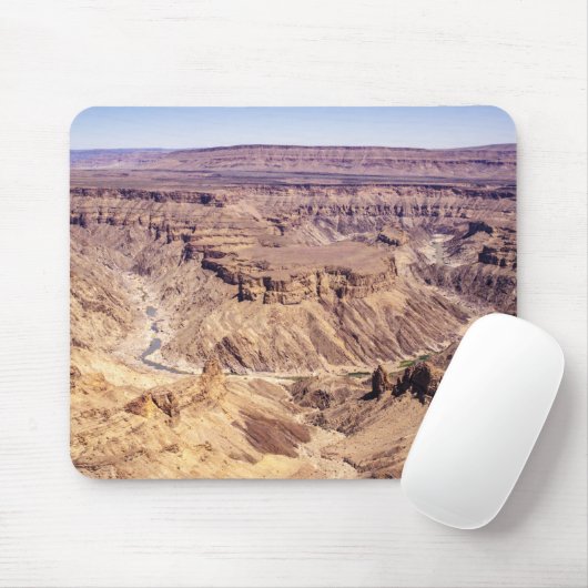 Fish River Canyon in Zuid-Namibië, Afrika Muismat (Met muis)