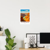 Fish River Canyon Namibië Reisprint Poster (Thuiskantoor)