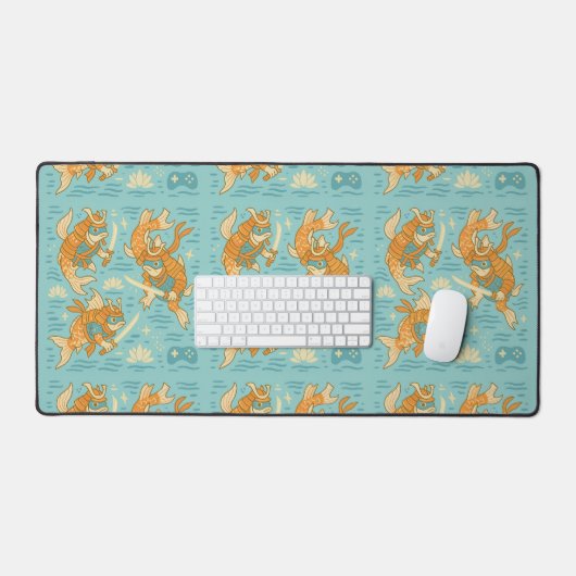 Fish Samurai Gamer  Bureaumat (Keyboard & Muis)