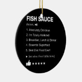 Fish Sauce Definition Betekenis grappig Keramisch Ornament (Rechts)