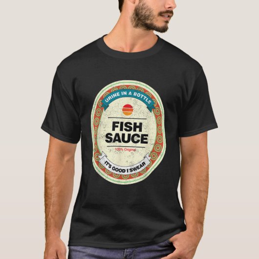 Fish Sauce Funny Japans Sushi Condiment Horwee T-shirt (Voorkant)