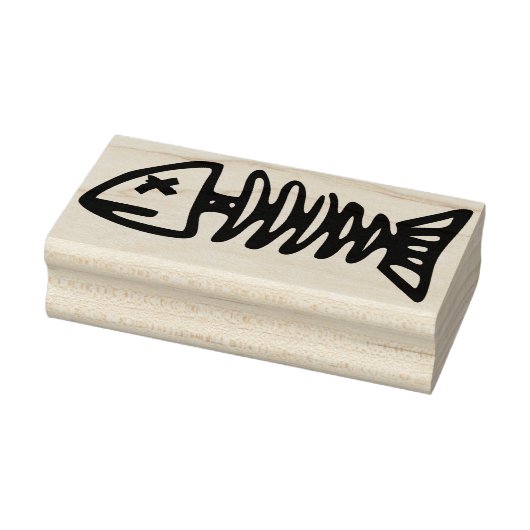 Fish Skeleton Art Stempel (Stempel)