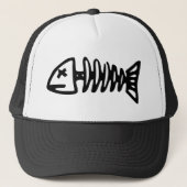 fish skeleton trucker pet (Voorkant)