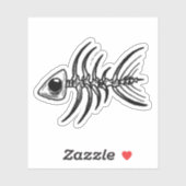 Fish Skelly Sticker (Vel)