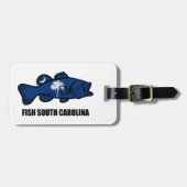 Fish South Carolina Bagagelabel (Voorkant horizontaal)