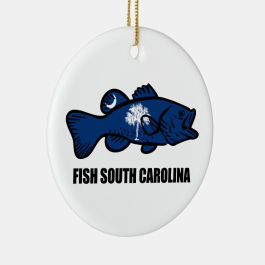 Fish South Carolina Keramisch Ornament (Rechts)