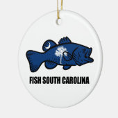 Fish South Carolina Keramisch Ornament (Links)
