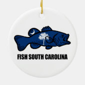 Fish South Carolina Keramisch Ornament (Achterkant)