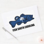 Fish South Carolina Rechthoekige Sticker (Envelop)