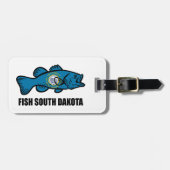 Fish South Dakota Bagagelabel (Voorkant horizontaal)