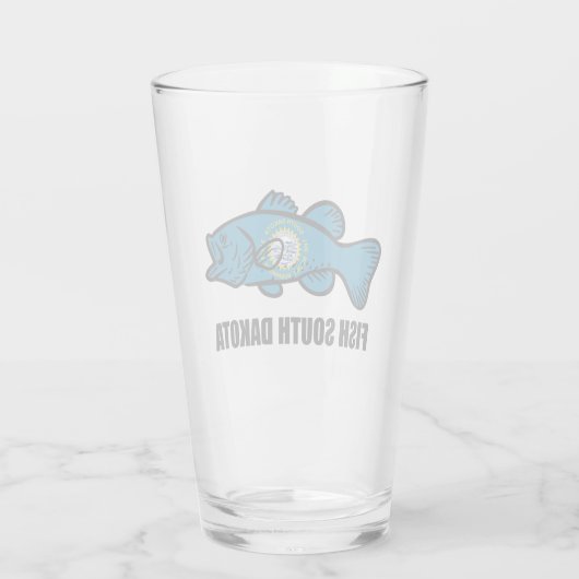 Fish South Dakota Glas (Achterkant)