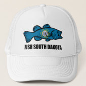Fish South Dakota Trucker Pet (Voorkant)