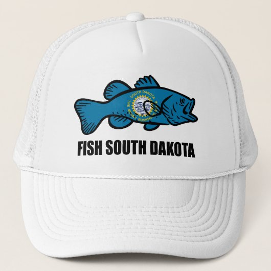 Fish South Dakota Trucker Pet (Voorkant)