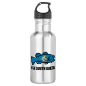 Fish South Dakota Waterfles (Voorkant)