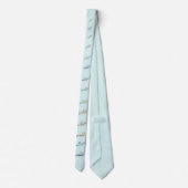 Fish Swimming Colored Pattern Line Art 2 Necktie Stropdas (Achterkant)