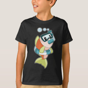 Fish Swimming Snorkel T-shirt