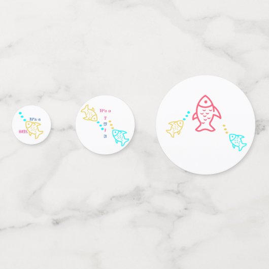 Fish Table Confetti (Achterkanten)