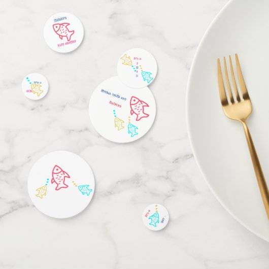 Fish Table Confetti (Groep)