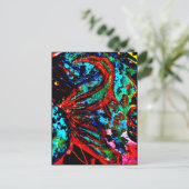 "Fish Tail" JTG Art Briefkaart (Staand voorkant)