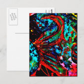 "Fish Tail" JTG Art Briefkaart (Voorkant / Achterkant)