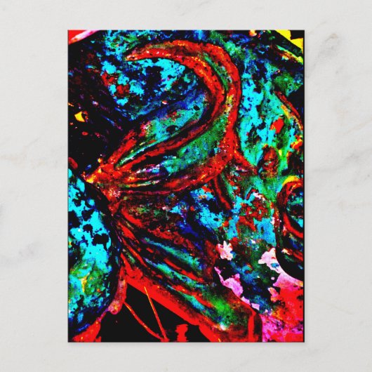 "Fish Tail" JTG Art Briefkaart (Voorkant)