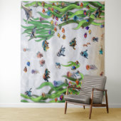 Fish Tank 2 foto achtergrond wandtapijt Wandkleed (In situ)