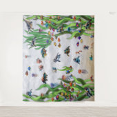 Fish Tank 2 foto achtergrond wandtapijt Wandkleed (Voorkant)