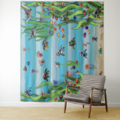 Fish Tank 3 Foto Achtergrond Wandtapijt Wandkleed (In situ)