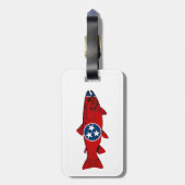 Fish Tennessee Trout Bagagelabel (Achterkant verticaal)