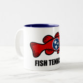 Fish Tennessee Tweekleurige Koffiemok (Voorkant links)