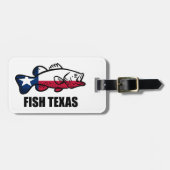 Fish Texas Bagagelabel (Voorkant horizontaal)