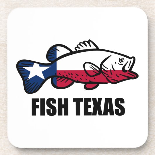 Fish Texas Bier Onderzetter (Voorkant)