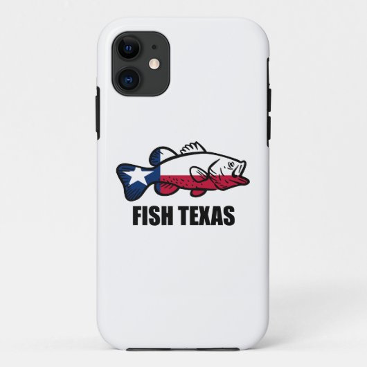 Fish Texas Case-Mate iPhone Case (Achterkant)
