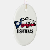 Fish Texas Keramisch Ornament (Rechts)