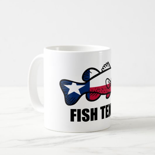 Fish Texas Koffiemok (Voorkant links)