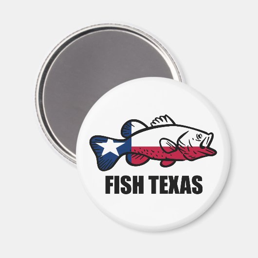 Fish Texas Magneet (Voorkant / Achterkant)