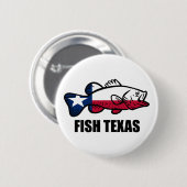 Fish Texas Ronde Button 5,7 Cm (Voorkant /achterkant)