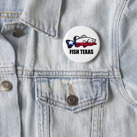 Fish Texas Ronde Button 5,7 Cm (In situ)