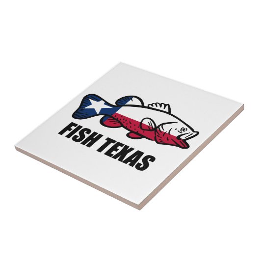 Fish Texas Tegeltje (Zijkant)